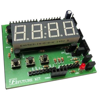 FutureKit FA1415 บอร์ดทดลอง 7 เซ็กเม้นต์ 4 หลัก (ชุดลงปริ้นท์)