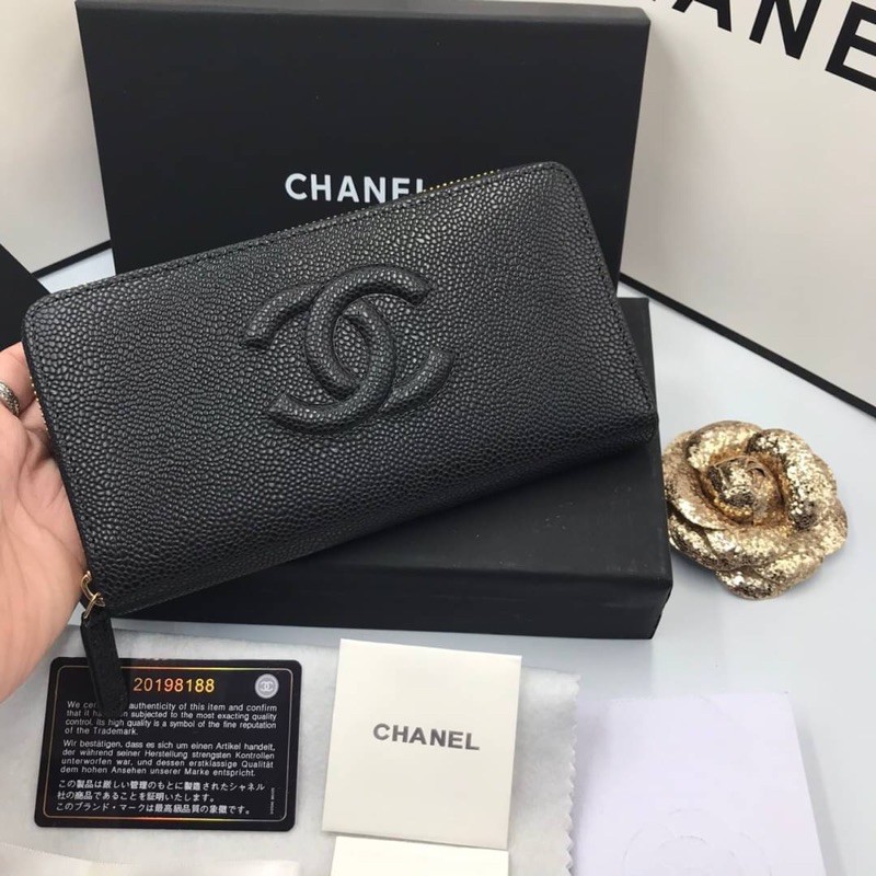 กระเป๋าตังค์ Chanel ออริ งานหนังแท้ทั้งใบ🔥🔥