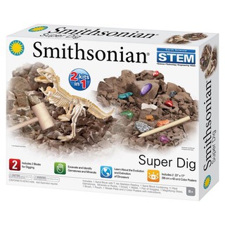 Smithsonian ของเล่นวิทยาศาสตร์ 2 In 1 Super Dig