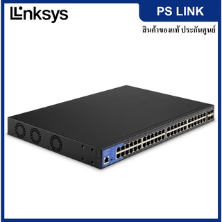 Linksys LGS352MPC 48-PORT Managed Gigabit Switch + 4SFP (10Gigabit) แบบปรับตั้งค่า 48 พอร์ตรองรับ PoE