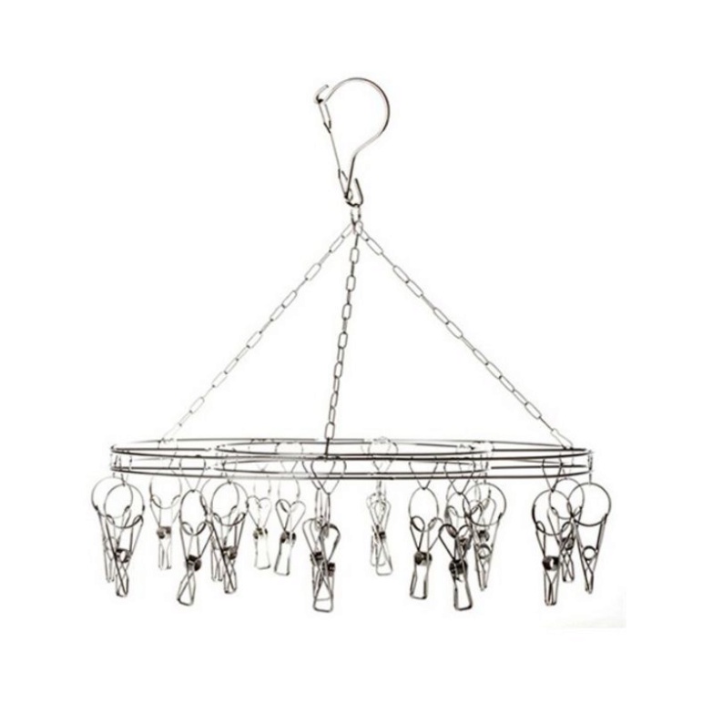 Miu Store CHANNEL HOOK - ROUND HOOK SUPER LIGHT และ DURABLE คลิปหนีบผ้าสแตนเลส