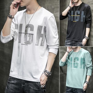 NEW! เสื้อยืดคอกลมแขนยาวผู้ชาย NTC05