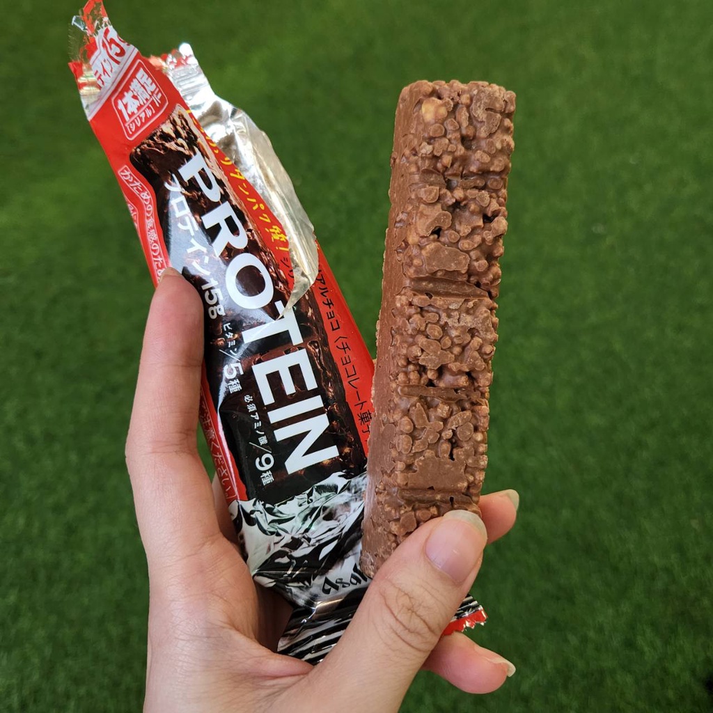 Asahi Ippon Manzoku Bar Protein 1แท่ง โปรตีน15กรัม ขนมคลีน ขนมญี่ปุ่น ...