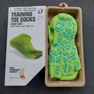 Titanhelium Running Socks - Toe (Low-Cut) ถุงเท้าแยกนิ้วข้อสั้น