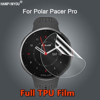 สําหรับ Polar Pacer / Pro SmartWatch Ultra Slim ใสนุ่ม TPU ฟิล์มกันรอยหน้าจอ - ไม่ใช่กระจกนิรภัย