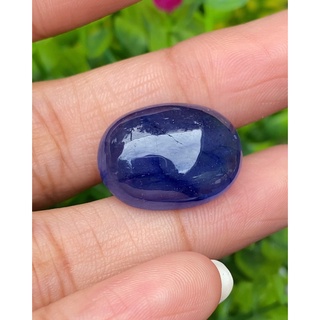 พลอย ไพลิน Blue Sapphire 28.45 กะรัต (Cts.) พลอยแท้ อัญมณีมงคลประจําวันเกิด