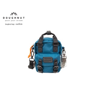 DOUGHNUT BAG : MACAROON TINY GAMESCAPE SERIES : DARK TEAL  (กระเป๋าเป้โดนัท น้ำหนักเบา สามารถกันน้ำได้) กระเป๋าสะพาย กระเป๋าโดนัท กระเป๋าสะพายข้าง กระเป๋า กระเป๋าผู้หญิง (รหัสสินค้า 09316)