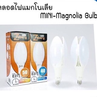 หลอดไฟทรงสวย ไฟLED  วินเทจ ห้อยแขวนหรือติดตั้งหัวเสาสวยงาม  ขั้ว E27 สีวอร์ม Mini-Magnolia