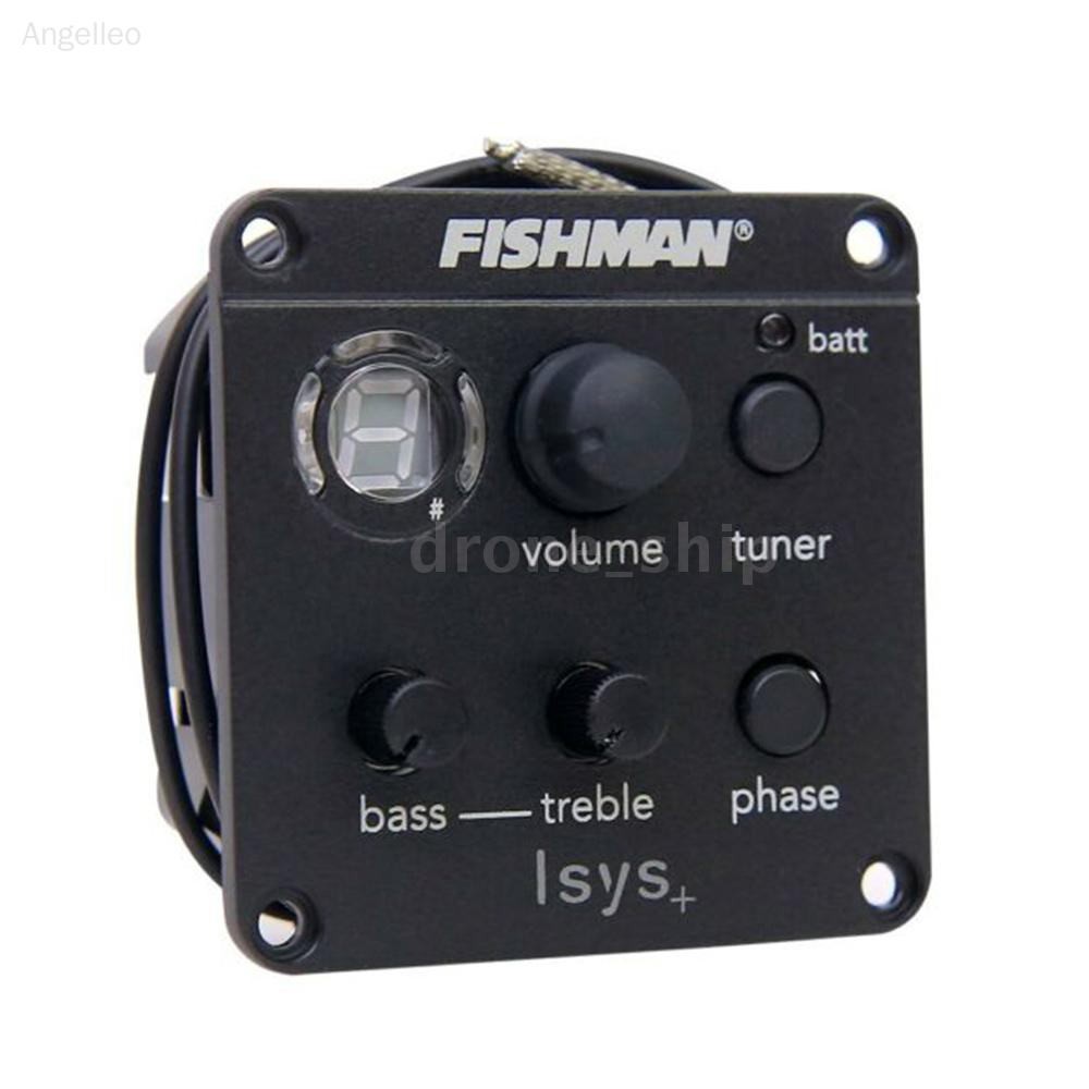 Fishman Equalizer กีตาร์อะคูสติก Pickup Preamp EQ Tuner Piezo Pickup