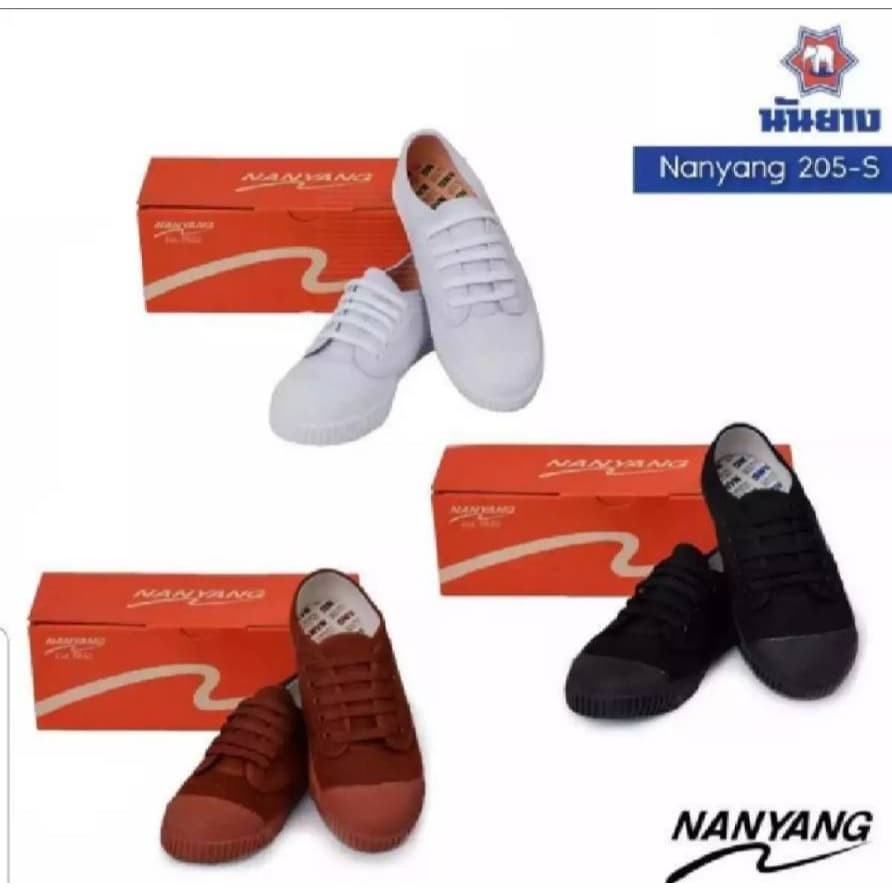 ืืNANYANG รองเท้านักเรียน นักเรียนชาย รองเท้าผ้าใบ รุ่น  205S