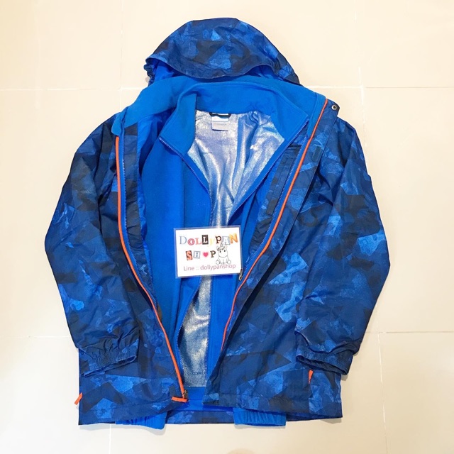 ส่งต่อ  เสื้อกันหนาว 3 in 1 columbia แท้ 100% Men's Bugaboo™ Interchange Jacket เสื้อสกี กันหิมะ โคลอมเบีย สีน้ำเงิน
