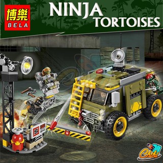 ชุดตัวต่อ เต่านินจา NINJA TORTOISES BELA10276 จำนวน 368 ชิ้น