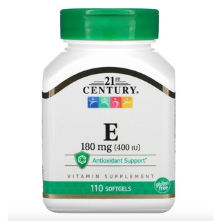 21st Century Vitamin E 180 mg (400 IU) 110 Softgels