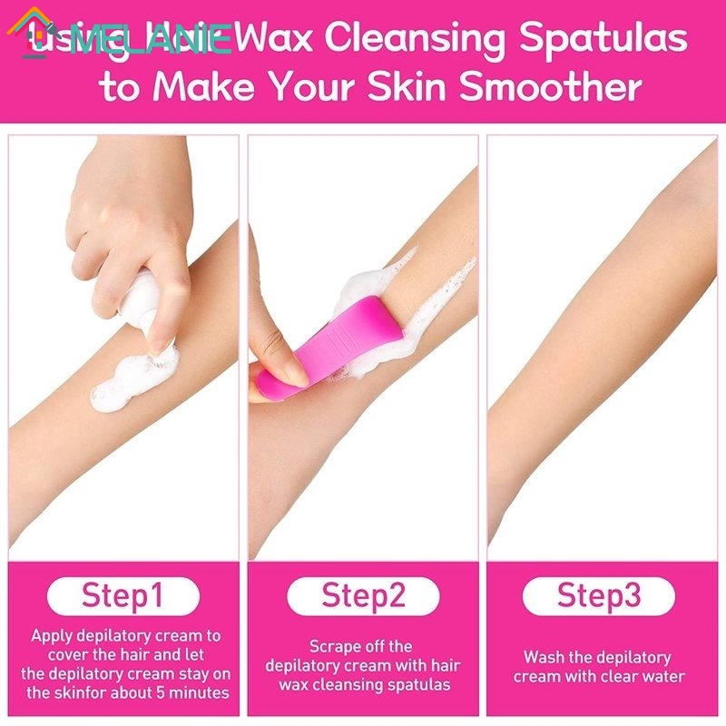 1 Pc Pack Mini Men Women Special Hair Removal Cream Durable Scraper / Pp Plastic Personal Curved Scoop ราคา ถูกที่สุด ดีลบีเคเค แกลเลอรีภาพที่ 4
