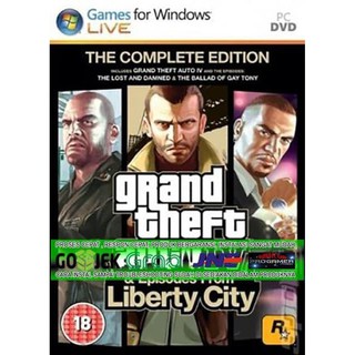 Grand THEFT AUTO IV COMPLETE EDITION CD DVD เกมแผ่นดีวีดีเกมสําหรับ PC เล่นเกม