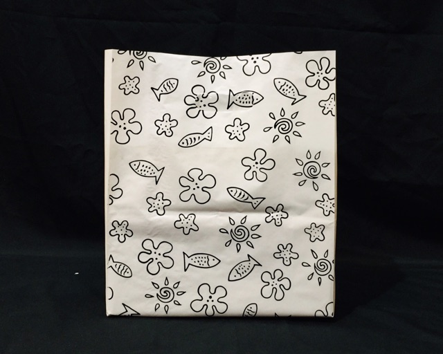 ถุงหูเจาะพื้นขาวพิมพ์ลาย2ด้านพับข้าง(  size 14*20 นิ้ว  บรรจุครึ่งกิโล มีประมาณ  19-20ใบ) ถุงคุณภาพดี เนื้อหนาปานกลาง - รูปที่ 5