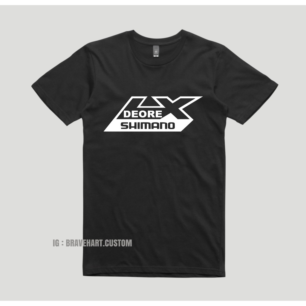 เสื้อยืด พิมพ์ลาย Shimano DEORE LX GROUPSET DOWNHILL