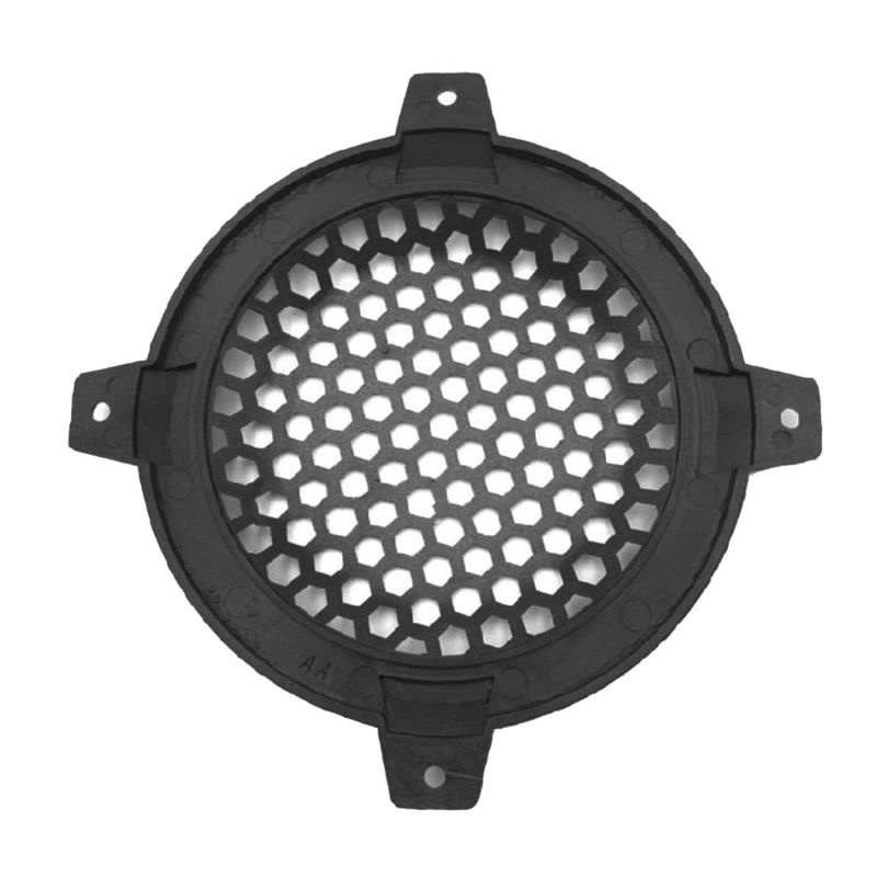 Star 1 คู่ 4 นิ้วหกเหลี่ยมลําโพงอัตโนมัติฝาครอบรถซับวูฟเฟอร์ Grille สําหรับป้องกันสําหรับกรณีทวีตเตอร์ตกแต่ง Circul