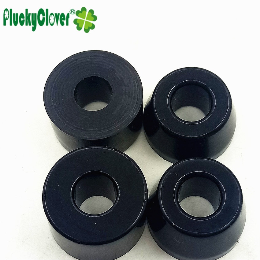 1 set Skateboard Truck Kingpin PU Bushing Cone Bushing 85a Black