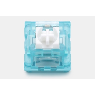 [LINEAR] KEEBMONKEY ICEBERG MECHANICAL SWITCHES สวิทชืจังหวะเดียวสีฟ้าขาวสุดลื่นนนนนแบบเบา ๆ น้้ำหนัก 55g ฟีลแบบ  POM