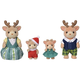 Sylvanian ครอบครัวกวางเรนเดียร์ FS-44 [ของแท้ / เรือโดยตรงจากญี่ปุ่น]