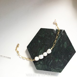 กำไลโซ่ทอง  Gold Chain Pearl Bracelets