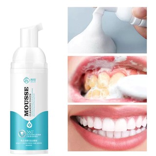 Teeth Whitening Mousse Foam ยาสีฟัน มูสแปรงฟัน น้ำยาฟอกสีฟัน เซรั่มฟอกฟันขาว เจลฟอกฟันขาวเซรั่มไวท์เทนนิ่งสำหรับฟอกฟันขา