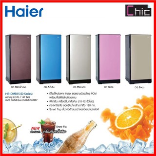 HAIER ตู้เย็น 1 ประตู 5.2 Cubic  รุ่น HR-DMBX15