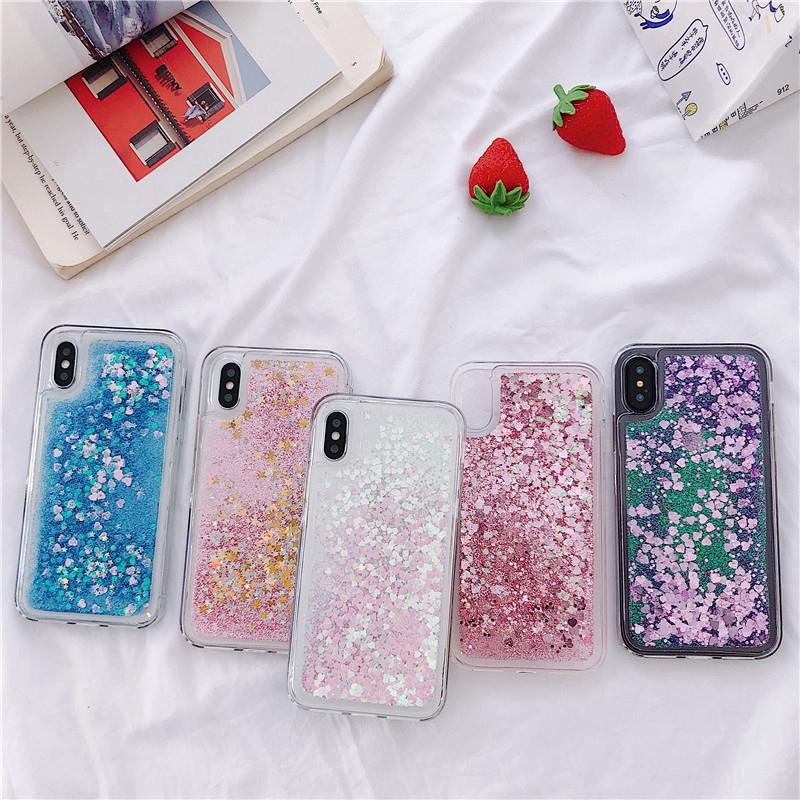 Samsung Galaxy S10 Plus S6 S6edge S7 S7edge S8 S9 Plus S8+ S9+ Glitter quicksand Phone Case