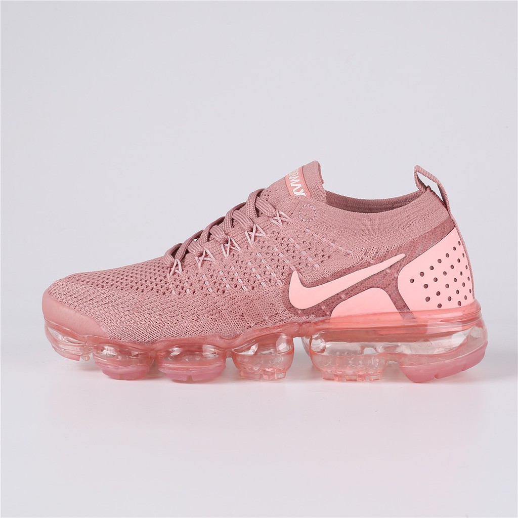 942843-500 berjalan Nike Kasut VaporMax 2.0 Air รองเท้าวิ่งสีม่วงอ่อน