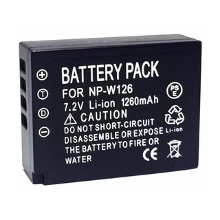 แบตกล้อง(เกรดA) รหัส NP-W126 NP-W126S  Replacement Battery for Fujifilm FinePix HS30EXR HS33EXR X-Pro1 XE1 XE2 XM1 XT1