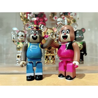 (ของแท้) คู่ Be@rbrick Series 39 Cute#1 &amp; #2 : NHKs puppet show "Nehorin Pahorin" (Bearbrick)