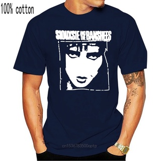 พร้อมส่ง เสื้อยืดคอกลม แขนสั้น ผ้าฝ้าย 100% พิมพ์ลาย Siouxsie And The Banshees Bauhaus สไตล์พังก์ร็อคโกธิก หลากสี แฟชั่น