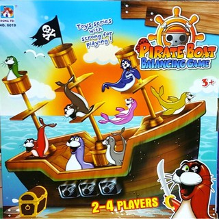 T.P. TOYS PIRATE BOAT เกมส์สร้างสมดุลย์แมวน้ำ บนเรือโจรสลัด