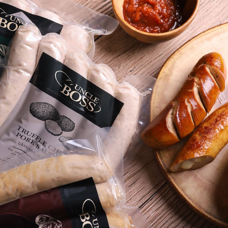 500G/PACK ไส้กรอกเยอรมันแท้ๆ ระดับพรีเมียม "UNCLE BOSS" GERMAN PREMIUM SAUSAGE