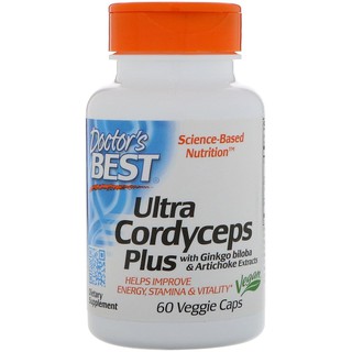 Doctors Best, Ultra Cordyceps Plus, 60 Veggie Caps