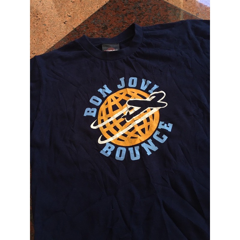 เสื้อวง VINTAGE 00s BON JOVI BOUNCE Size S มือ2