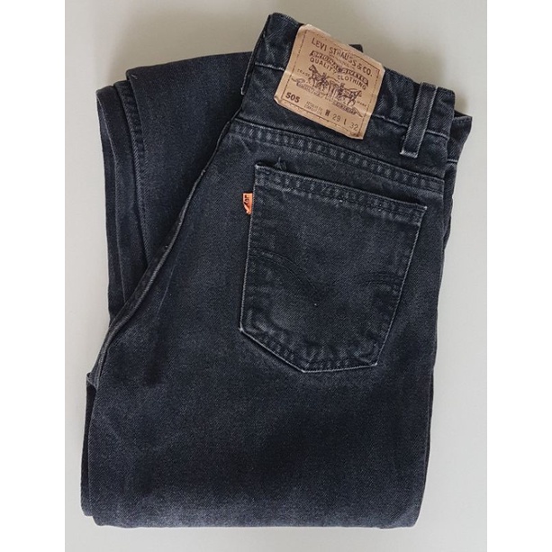 Levi's ป้ายส้ม 505-4159 U.S.A Size W29(I2318)