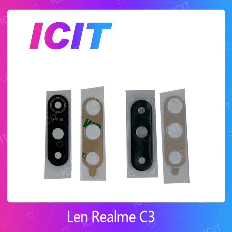 Realme C3 อะไหล่เลนกล้อง กระจกเลนส์กล้อง กระจกกล้องหลัง Camera Lens (ได้1ชิ้นค่ะ) สินค้าพร้อมส่ง ICIT 2020