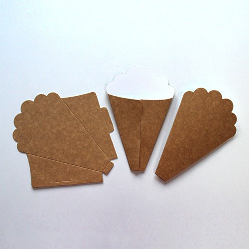 ซองเครปเล็กคราฟหลังขาว 1 ห่อ มี 100 ชุด 95 บาท JN906015