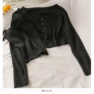 Atasan Wanita Cardigan 2in1 Set Come RIB