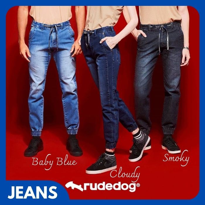🔥ลดล้างสต็อก🔥Rudedog​®​ แบรนด์แท้ 100% Jeans กางเกงยีนส์ขาจั้ม รุ่น | Differs (Unisex)