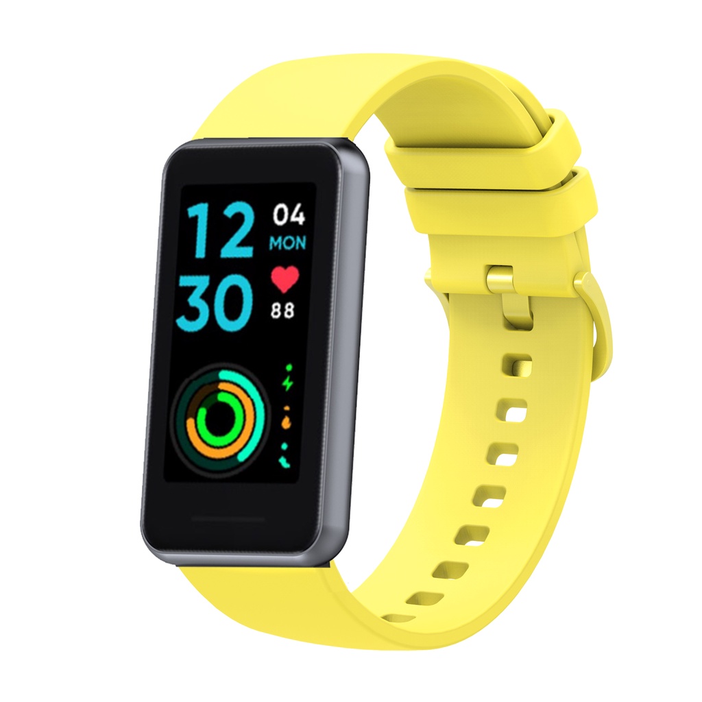 สายนาฬิกาข้อมือซิลิโคน 18 มม. สําหรับ Realme band 2