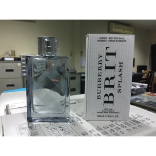 Burberry brit splash for him ขนาด 100 ml กล่องเทสเตอร์