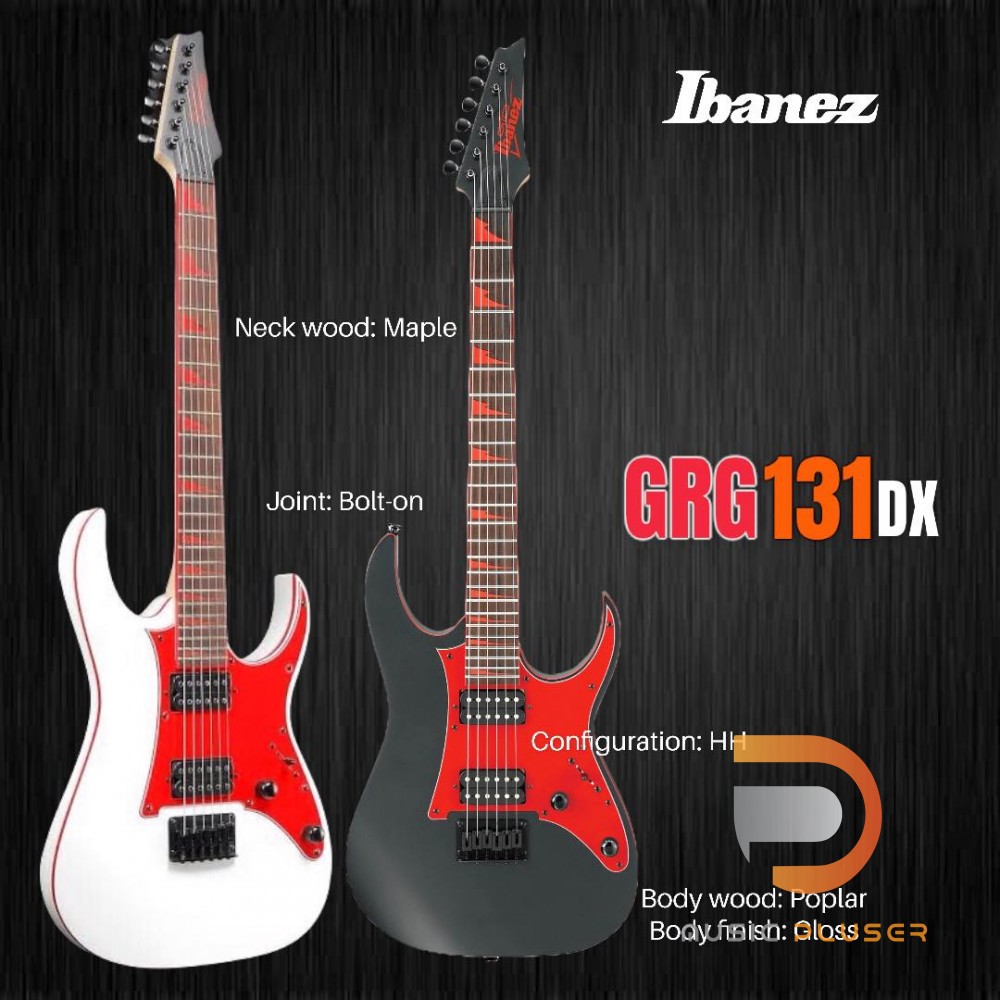 Ibanez GRG131DX กีต้าร์ไฟฟ้าแบรนด์ดังที่ทั่วโลกให้การยอมรับ ของแท้ 100% สินค้าราคาพิเศษ พร้อมบริการห