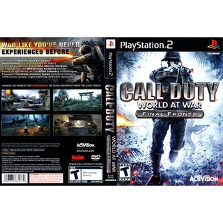 Call of Duty - World at War - Final Fronts แผ่นเกมส์ PS2