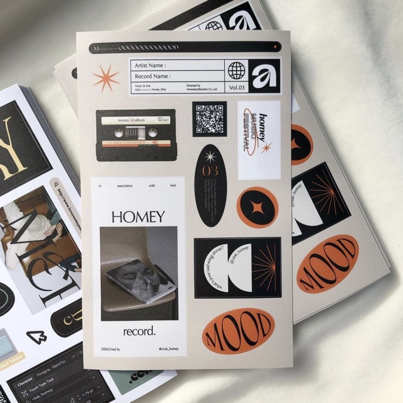 HOMELAND - sticker sheet (Musical)