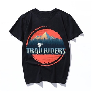 เสื้อยืดผู้ชาย90 - ผู้ชาย tshirt oversize trailriders Wo เสื้อยืดผ้าฝ้ายแขนสั้นฤดูร้อนท็อปส์ซูเด็กฮ