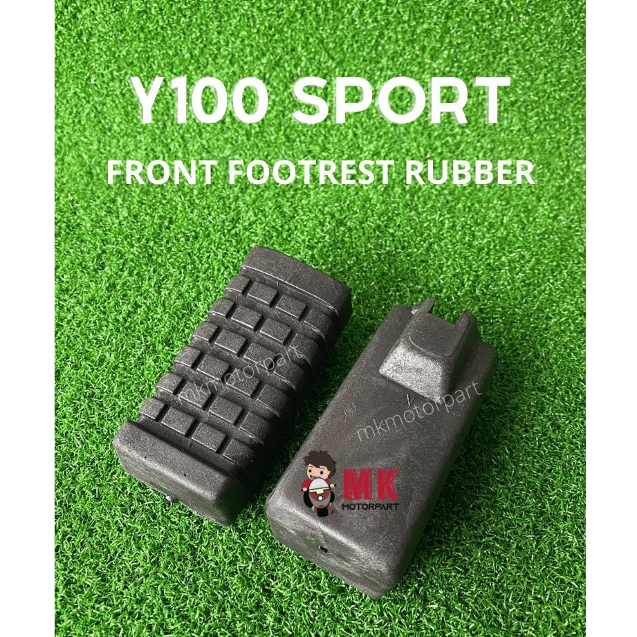 (M) Yamaha Y100 Sport 2JG / Sport 2 4UV 4VC Front Step FOOTREST RUBBER , Getah Pimijak Kaki Depan