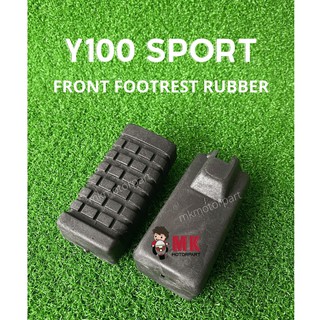 (M) ยางพักเท้าด้านหน้า สําหรับ Yamaha Y100 Sport 2JG Getah Pemijak Kaki Depan